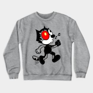 Felix the cat Robot😼🤖 Crewneck Sweatshirt